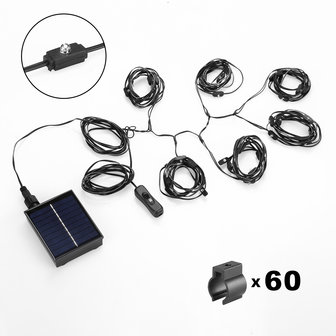 Partytent - 350 - Verlichting voor Paviljoen - Solar