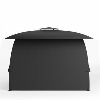 Paviljoen 3.3 x 3.3 Monte Cito Antraciet