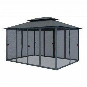Paviljoen 4x3 Antraciet Haines