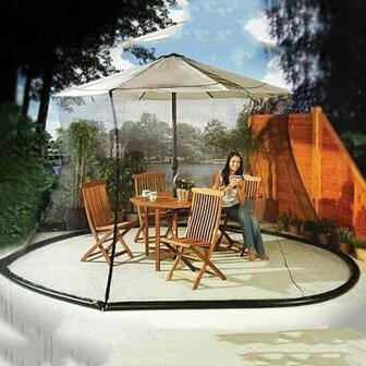 Parasol insectennet 300/350 x 240 cm