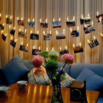 Foto Knijpers 10 LED Batterij
