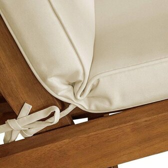 Ligbedkussen 173 x 43 x 6 cm Beige