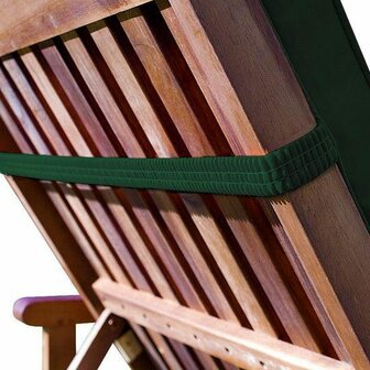 Ligbedkussen 173 x 43 x 6 cm Groen