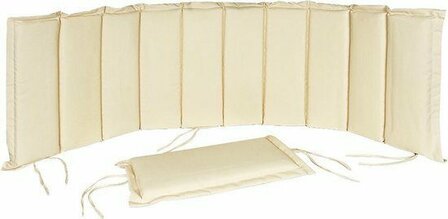 Ligbedkussen 183 x 55 x 7 cm Beige