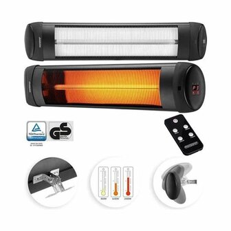 Heater 2500 Watt + Afstandbediening