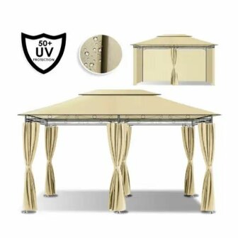 Paviljoen 4 x 3 Haines Beige