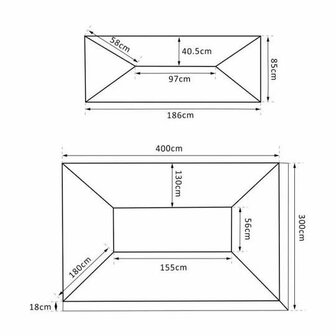 Dak 4 x 3 Haines Antraciet