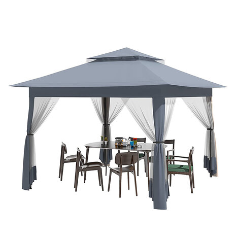 Popup Partytent Santa Barbara Met Extras