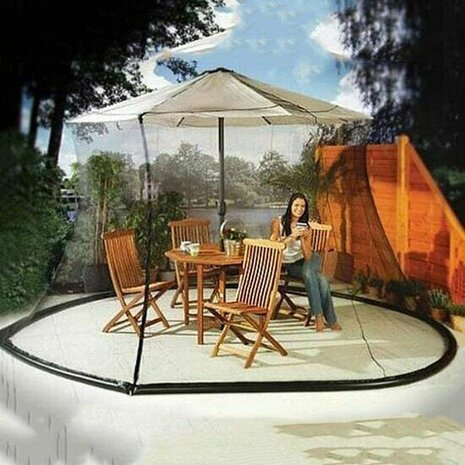 Parasol insectennet 300/350 x 240 cm
