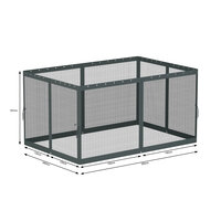 Insectennet 4 x 3 x 2,2 cm Zwart