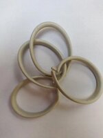 Bevesting ringen Wit 36 Stuks