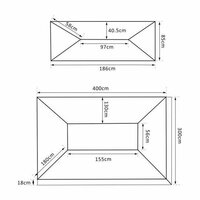 Dak 4 x 3 Haines Antraciet