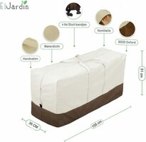 Tuinkussentas 102 X 50 X 52cm Zwart